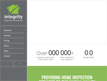 Tablet Screenshot of inspectwithintegrity.com